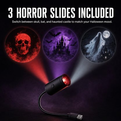 Bekapcsold és használd HD Halloween horror vetítő