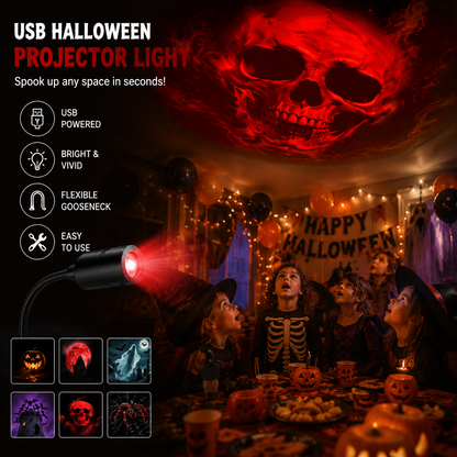 Bekapcsold és használd HD Halloween horror vetítő